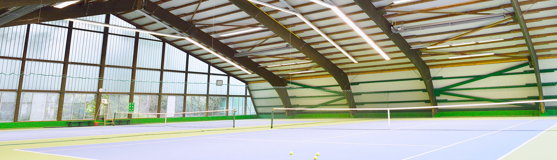 Schwank Heating Indoor Tennis Courts 